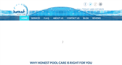 Desktop Screenshot of honestpoolcare.com